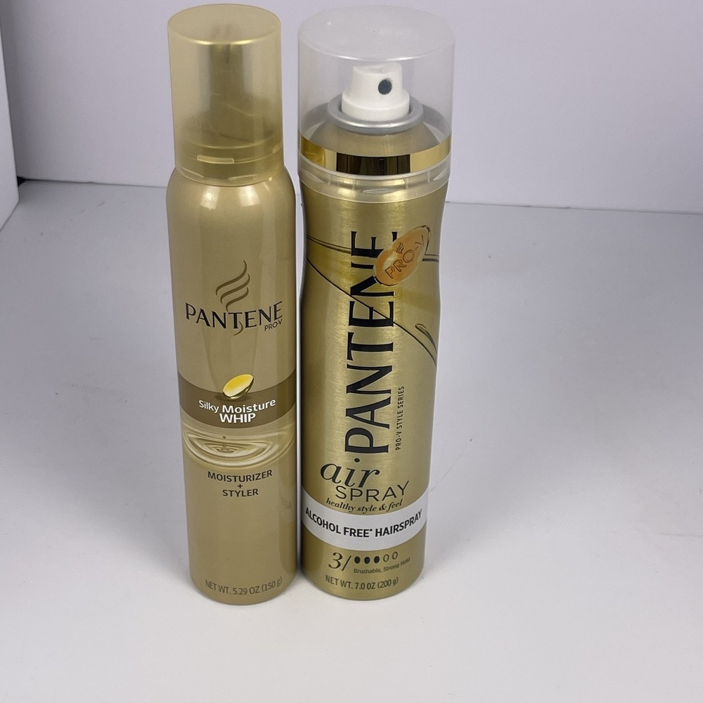 Pantene Air Spray 3 7oz and Silky Moisture Whip‎ 5.29 oz